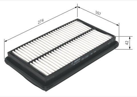 Bosch 1 987 429 185 Air Filter, photo 2