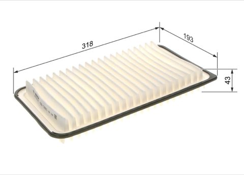 Bosch 1 987 429 187 Air Filter, photo 2