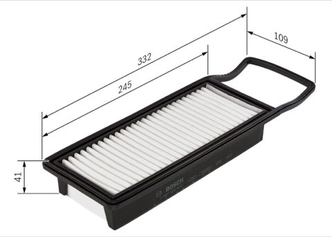 Bosch 1 987 429 191 Air Filter, photo 2