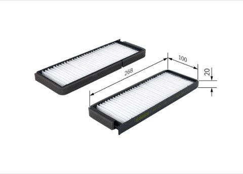 Bosch 1 987 431 176 Pollen Filter, photo 2