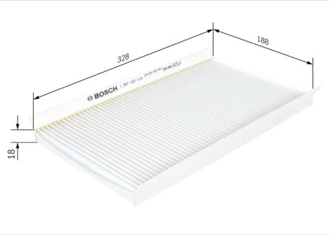 Bosch 1 987 432 015 Pollen Filter, photo 2