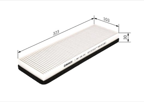 Bosch 1 987 432 041 Pollen Filter, photo 2