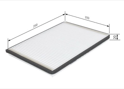 Bosch 1 987 432 058 Pollen Filter, photo 2