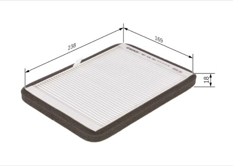 Bosch 1 987 432 061 Pollen Filter, photo 2