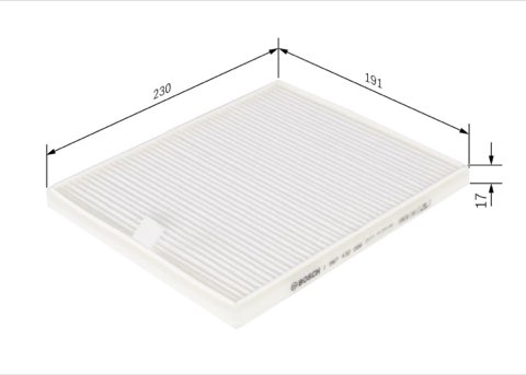 Bosch 1 987 432 066 Pollen Filter, photo 2