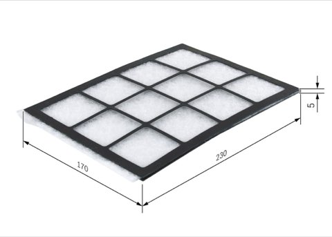 Bosch 1 987 432 108 Pollen Filter, photo 2