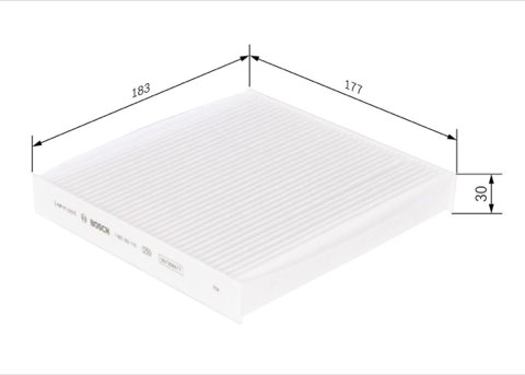 Bosch 1 987 432 115 Pollen Filter, photo 2