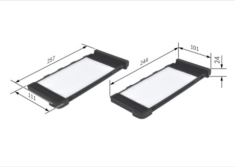 Bosch 1 987 432 118 Pollen Filter, photo 2