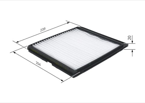 Bosch 1 987 432 119 Pollen Filter, photo 2
