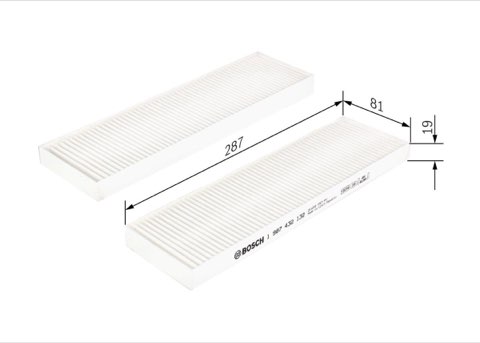 Bosch 1 987 432 132 Pollen Filter, photo 2