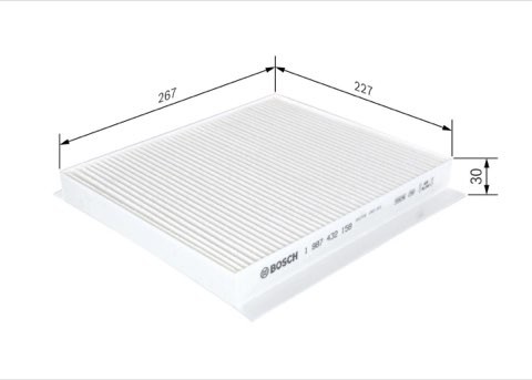 Bosch 1 987 432 158 Pollen Filter, photo 2