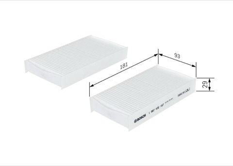 Bosch 1 987 432 167 Pollen Filter, photo 2