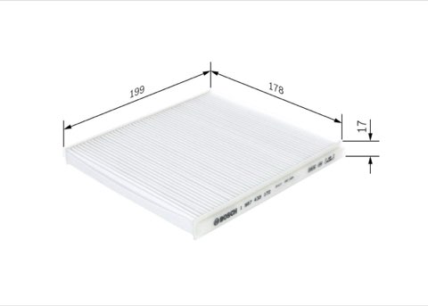 Bosch 1 987 432 172 Pollen Filter, photo 2