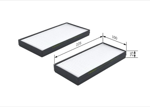 Bosch 1 987 432 176 Pollen Filter, photo 2