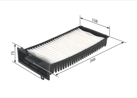 Bosch 1 987 432 198 Pollen Filter, photo 2