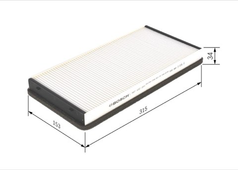 Bosch 1 987 432 200 Pollen Filter, photo 2