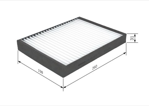 Bosch 1 987 432 221 Pollen Filter, photo 2