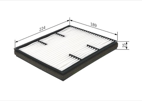 Bosch 1 987 432 223 Pollen Filter, photo 2