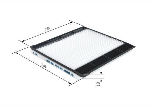 Bosch 1 987 432 226 Pollen Filter, photo 2