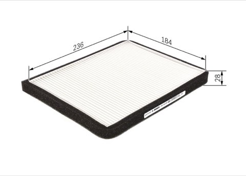 Bosch 1 987 432 255 Pollen Filter, photo 2