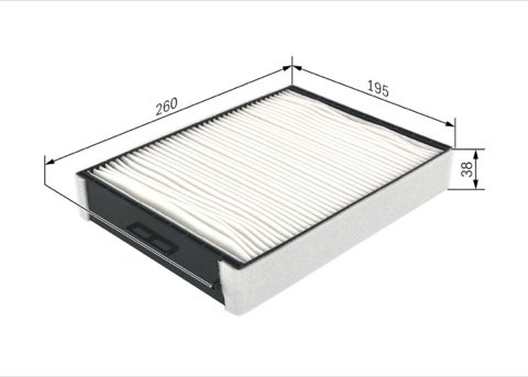 Bosch 1 987 432 256 Pollen Filter, photo 2
