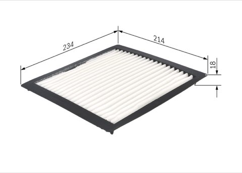 Bosch 1 987 432 263 Pollen Filter, photo 2