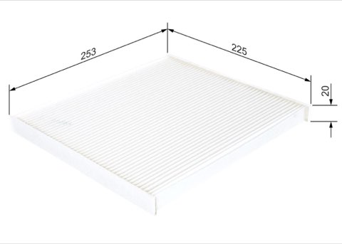 Bosch 1 987 432 269 Pollen Filter, photo 3