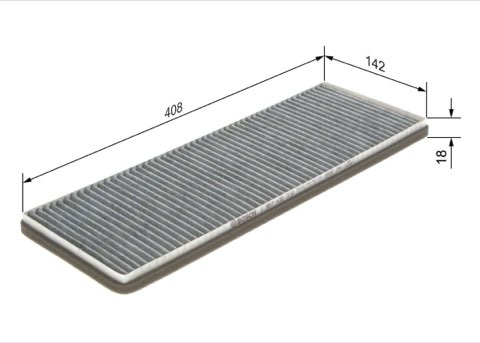 Bosch 1 987 432 310 Pollen Filter, photo 2