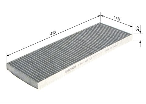 Bosch 1 987 432 330 Pollen Filter, photo 2