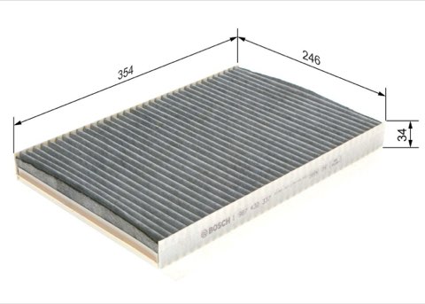 Bosch 1 987 432 337 Pollen Filter, photo 2
