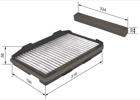 Bosch 1 987 432 401 Pollen Filter, photo 2