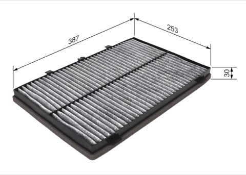 Bosch 1 987 432 482 Pollen Filter, photo 2