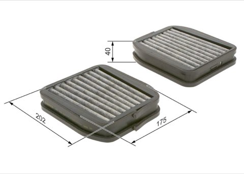 Bosch 1 987 432 512 Pollen Filter, photo 2