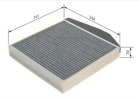 Bosch 1 987 432 531 Pollen Filter, photo 2
