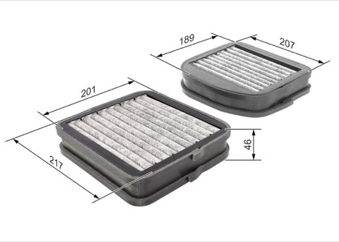Bosch 1 987 432 533 Pollen Filter, photo 2