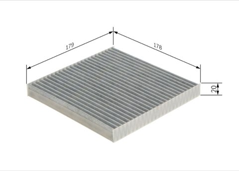 Bosch 1 987 432 566 Pollen Filter, photo 2