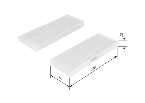 Bosch 1 987 435 033 Pollen Filter, photo 2