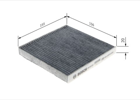 Bosch 1 987 435 051 Pollen Filter, photo 2