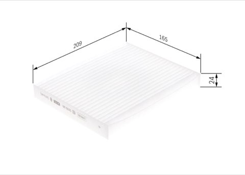 Bosch 1 987 435 070 Pollen Filter, photo 2
