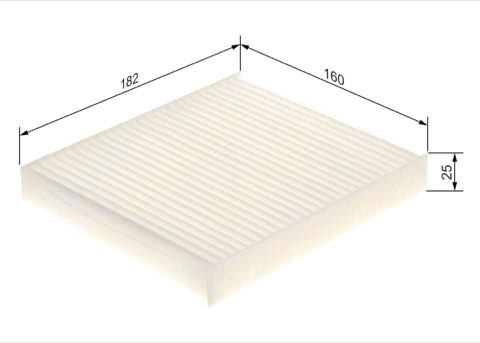 Bosch 1 987 435 076 Pollen Filter, photo 2