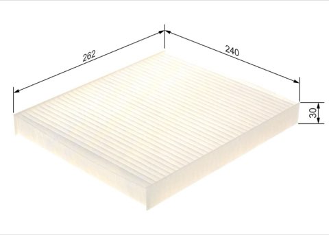 Bosch 1 987 435 079 Pollen Filter, photo 2