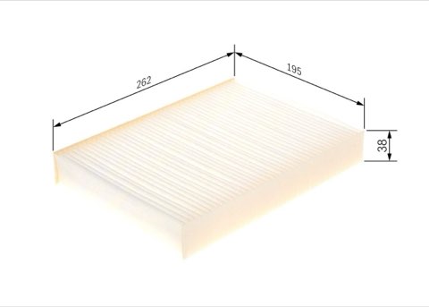 Bosch 1 987 435 082 Pollen Filter, photo 2
