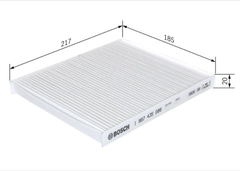 Bosch 1 987 435 088 Pollen Filter, photo 2