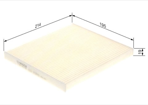 Bosch 1 987 435 089 Pollen Filter, photo 2