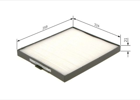 Bosch 1 987 435 092 Pollen Filter, photo 2