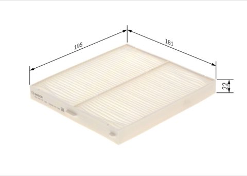 Bosch 1 987 435 115 Pollen Filter, photo 2