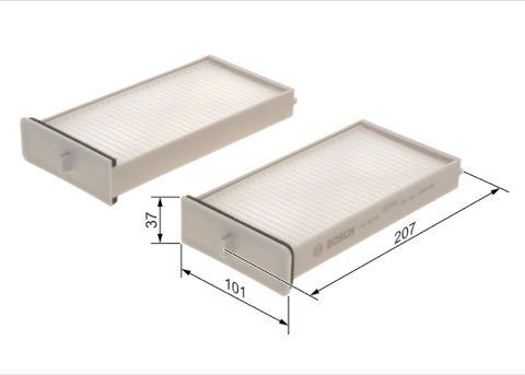 Bosch 1 987 435 119 Pollen Filter, photo 2