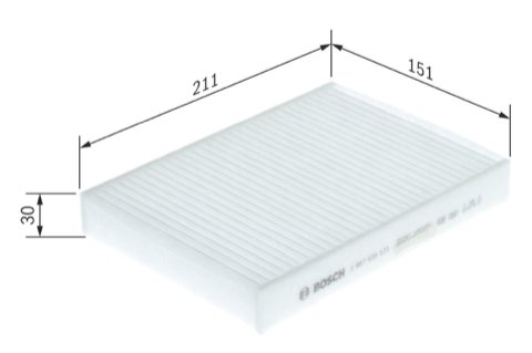 Bosch 1 987 435 121 Pollen Filter, photo 2