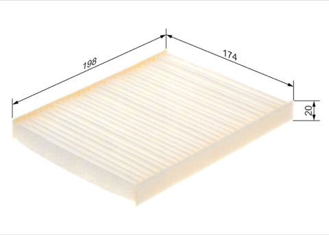 Bosch 1 987 435 128 Pollen Filter, photo 2