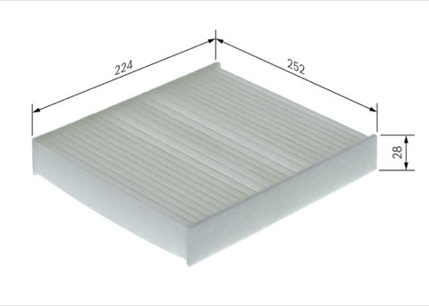 Bosch 1 987 435 169 Pollen Filter, photo 2
